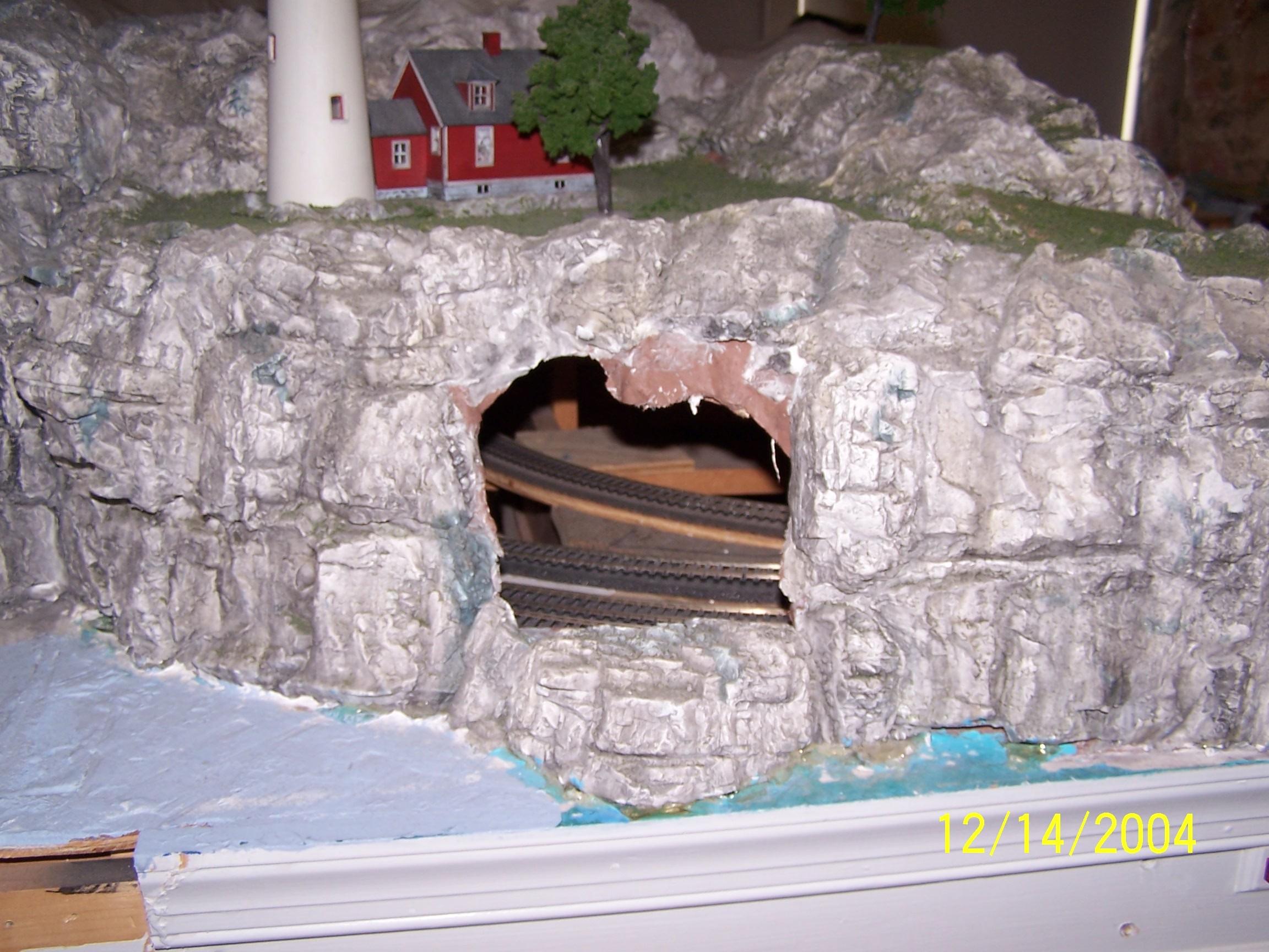 Picture of the access panel under the lighthouse scene