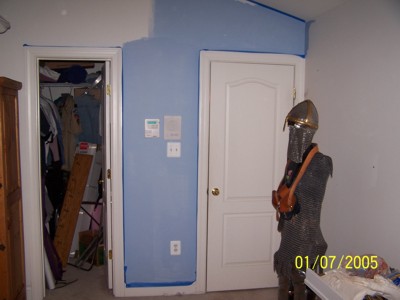 Picture of wall being painted