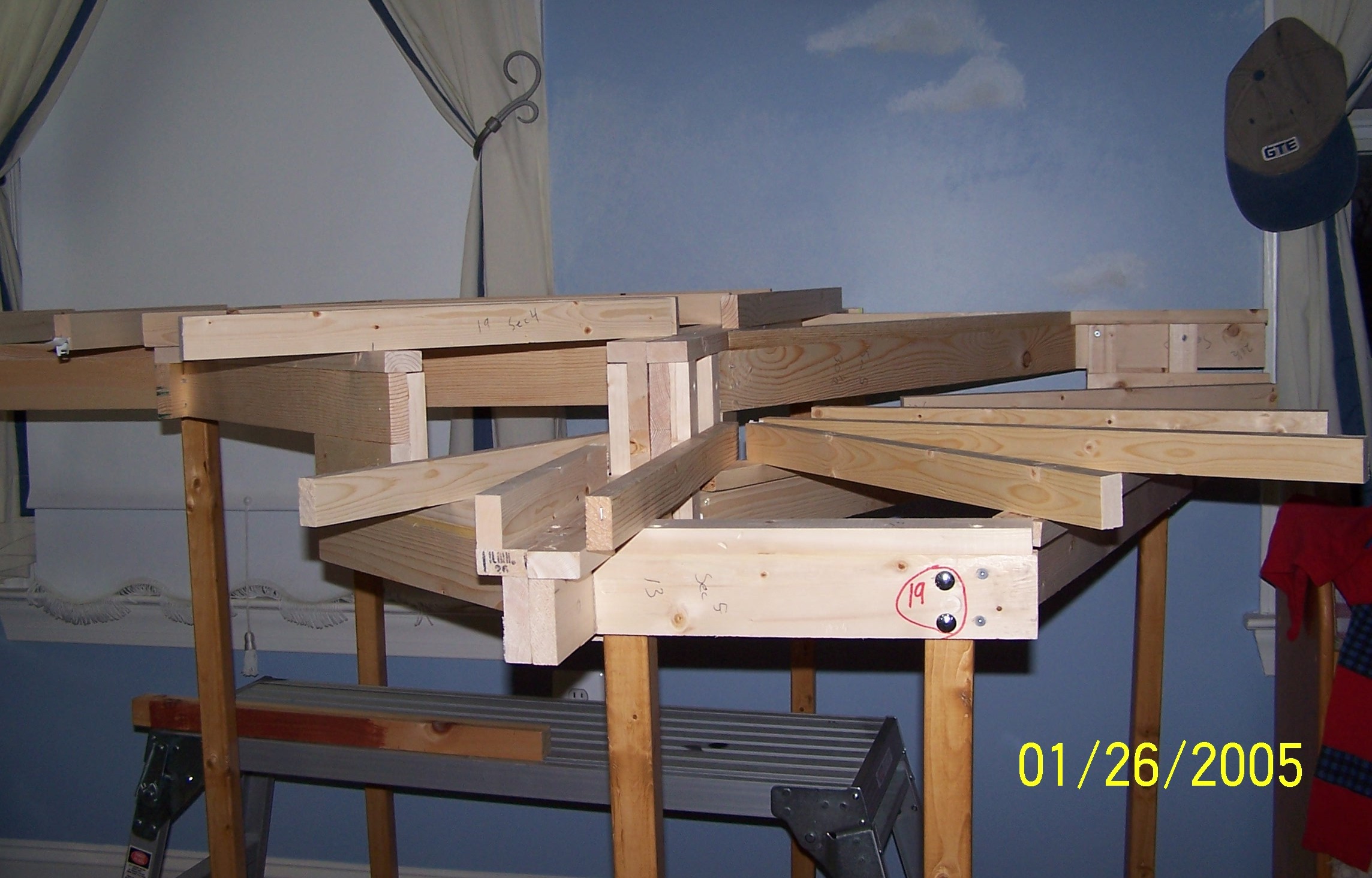 Picture of  benchwork for Devils Gulch