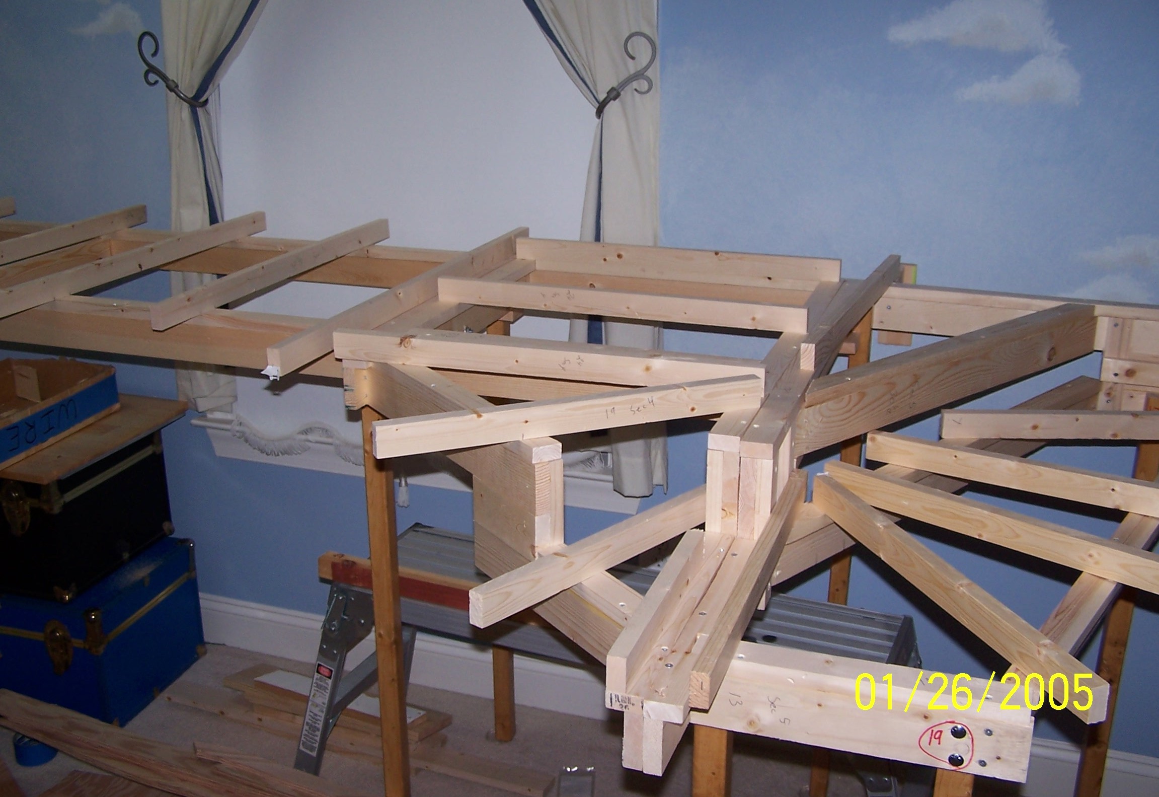 Picture of  benchwork for Devils Gulch