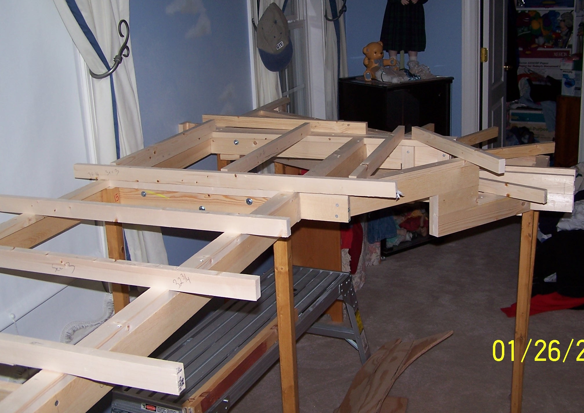 Picture of  benchwork for Devils Gulch