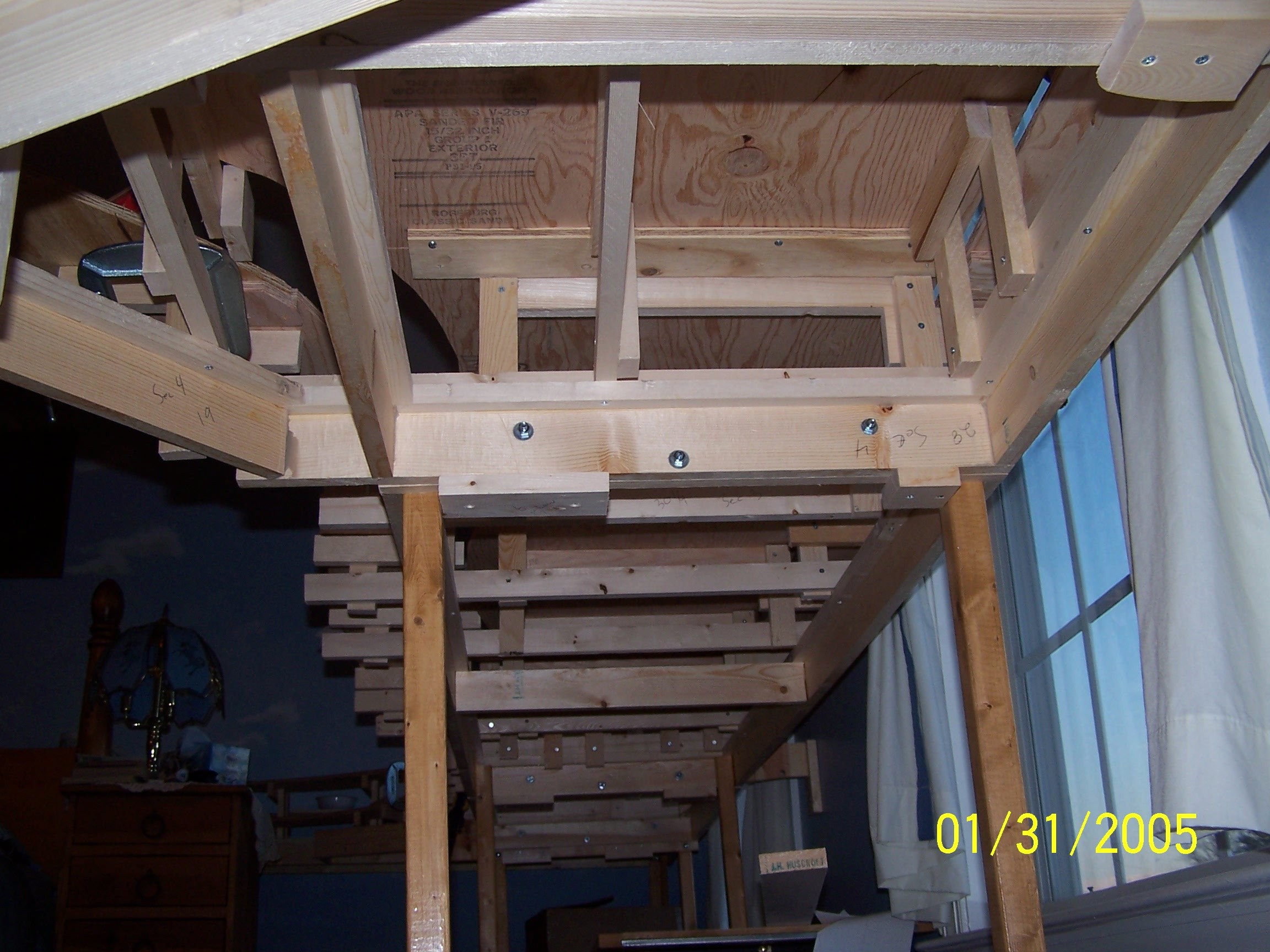 Picture of benchwork for Timberline