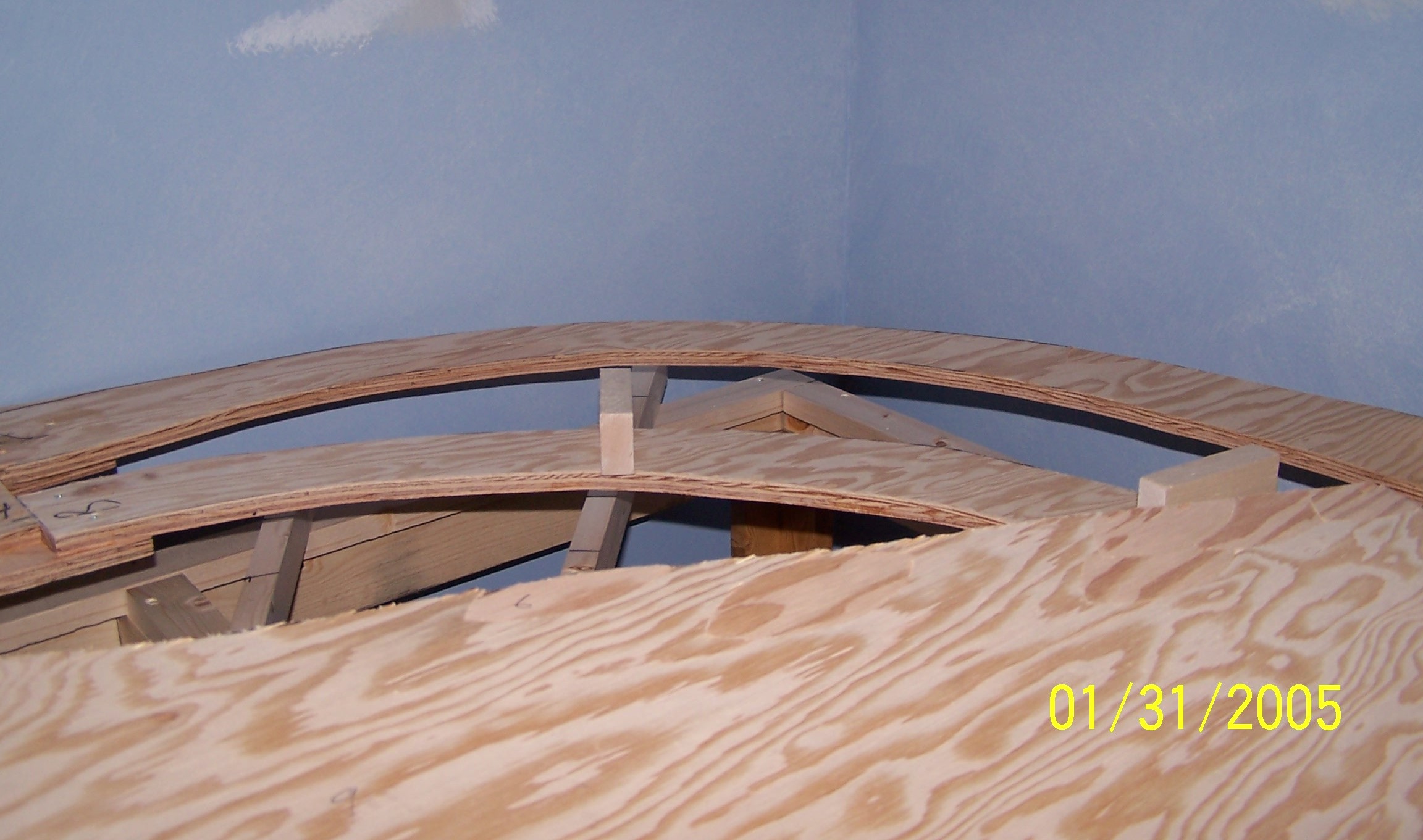 Picture of benchwork for Winchester Mine Mountain
