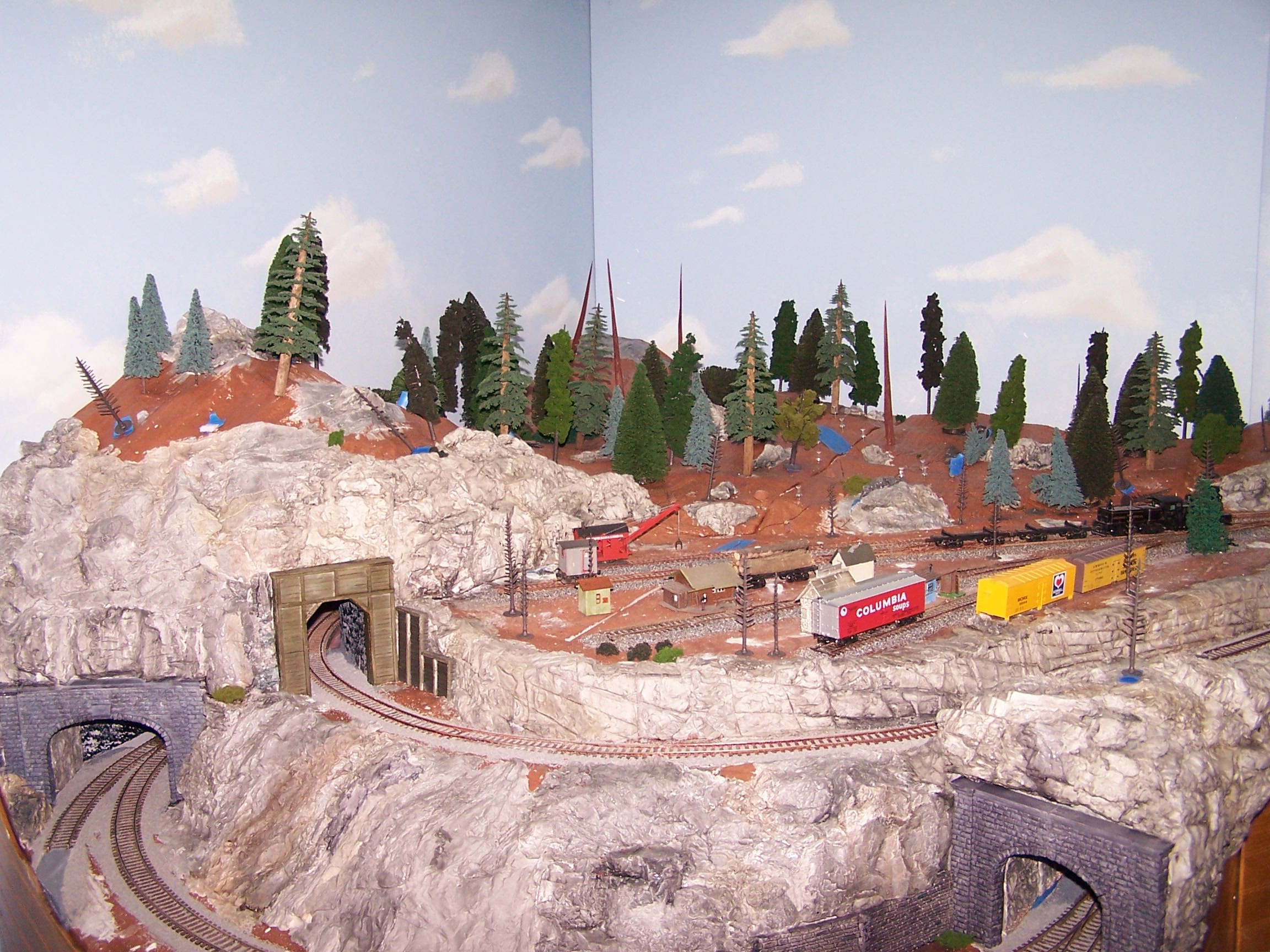 Picture of half complete forest