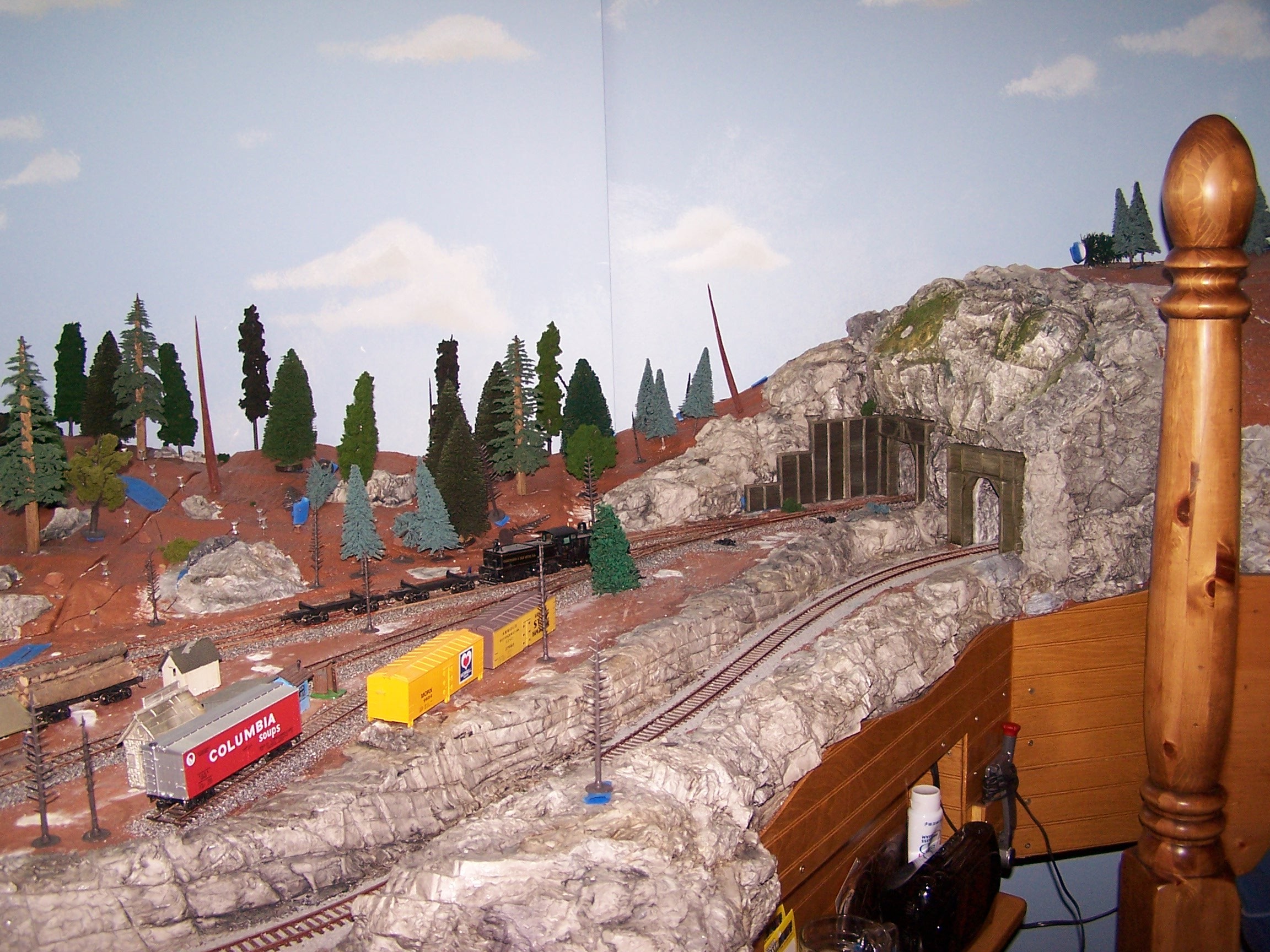 Picture of half complete forest