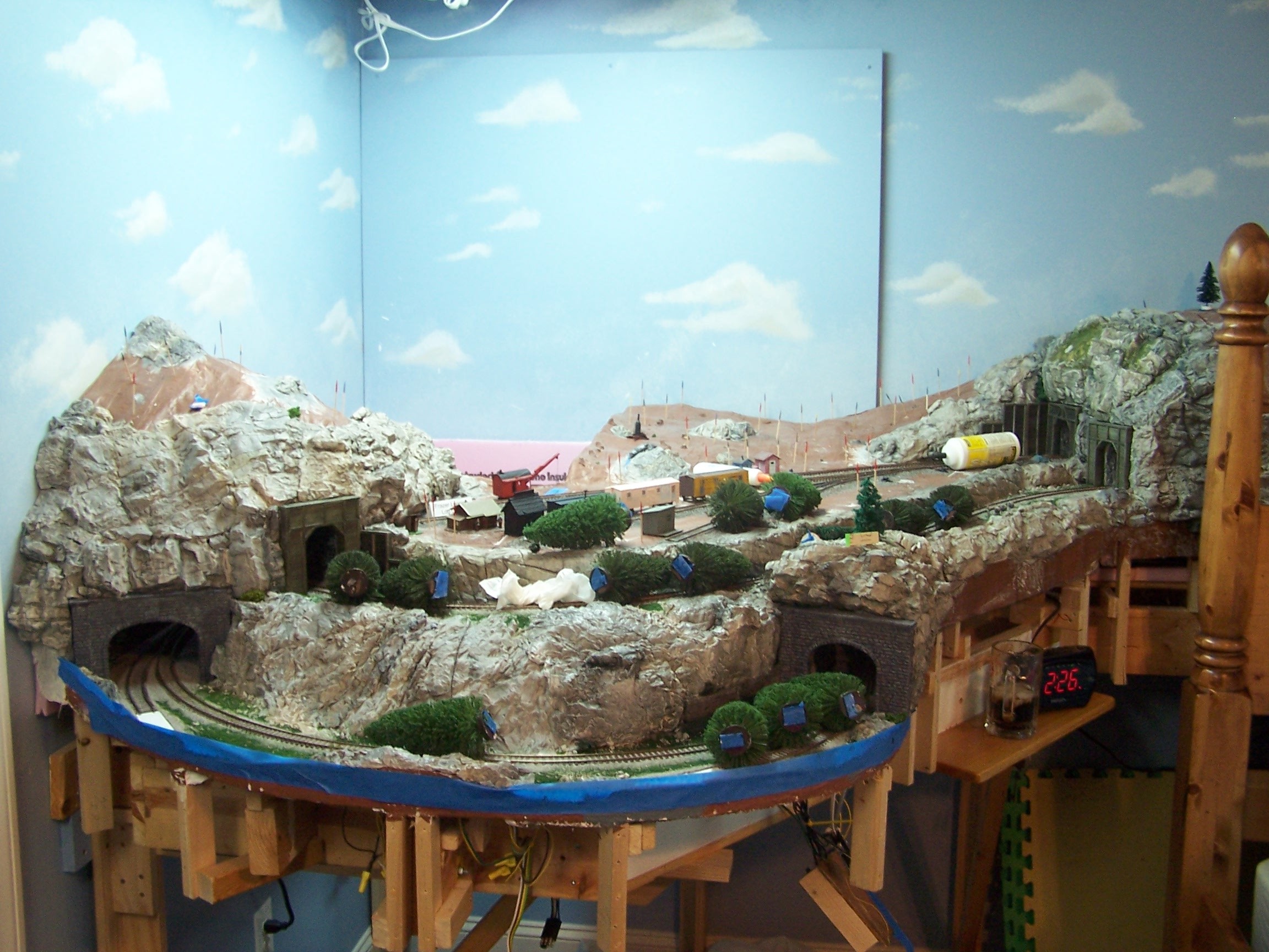 Picture of ground flocking process