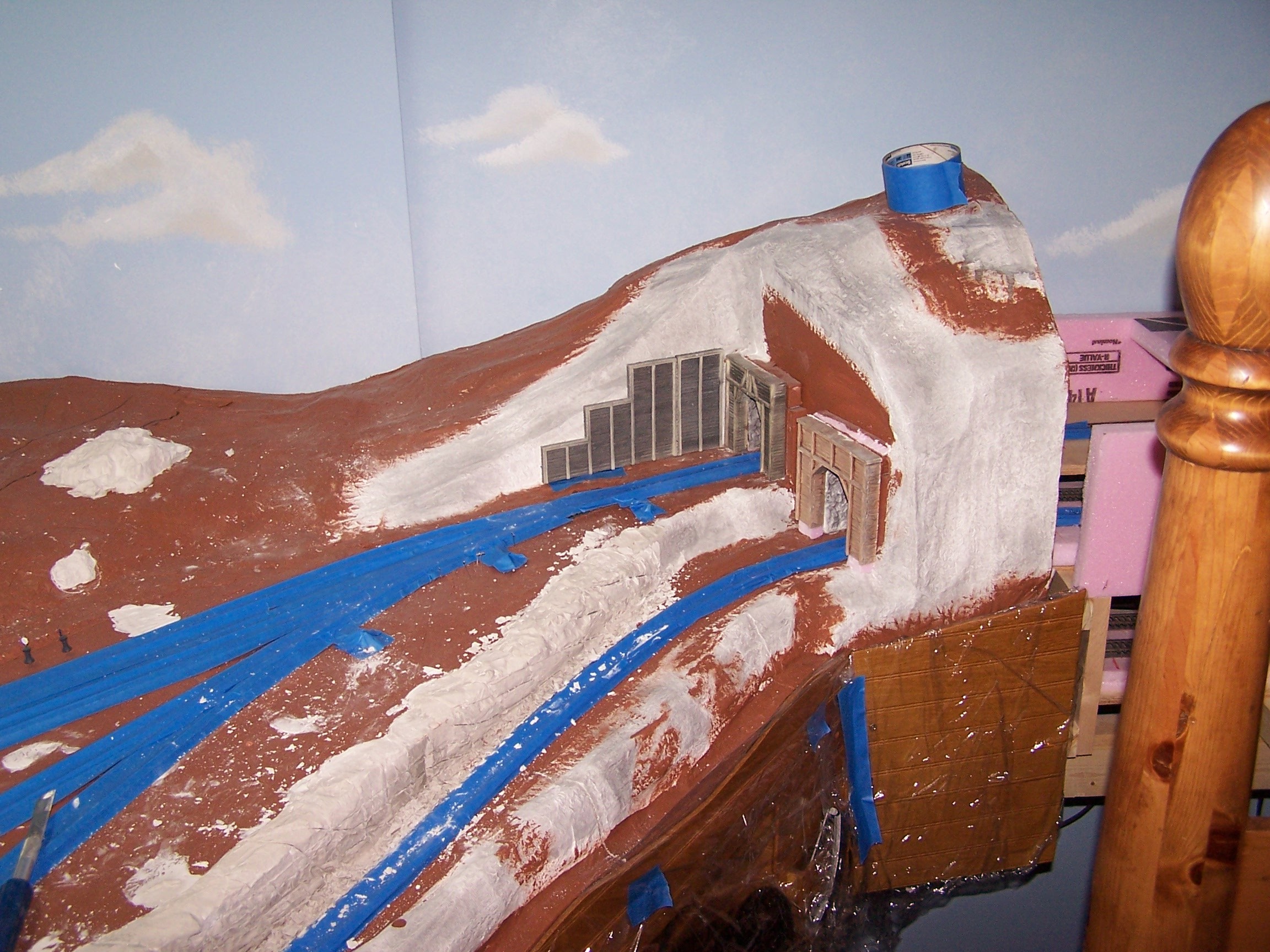 Picture of rock casting process