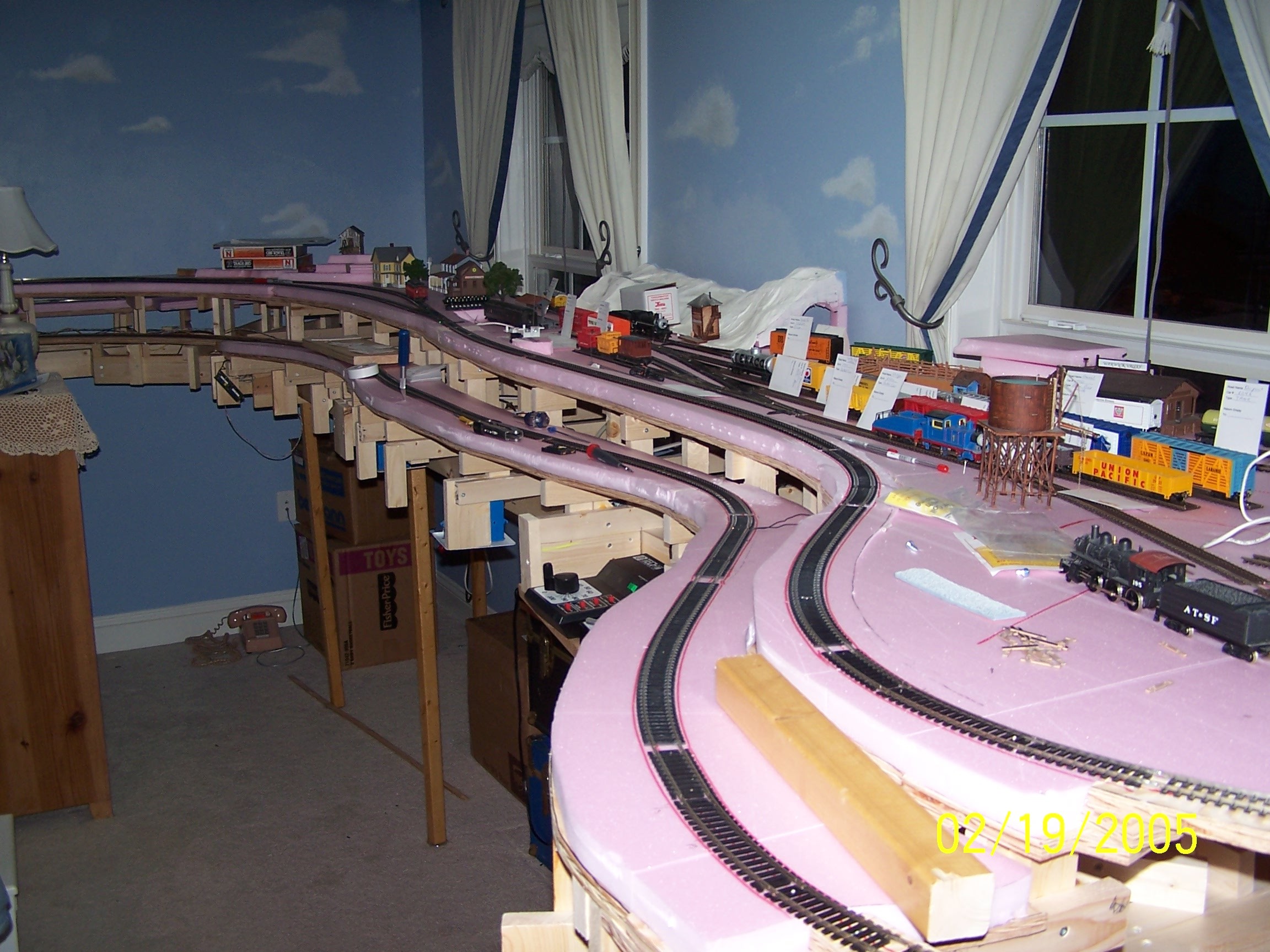 Picture of track through Timberline