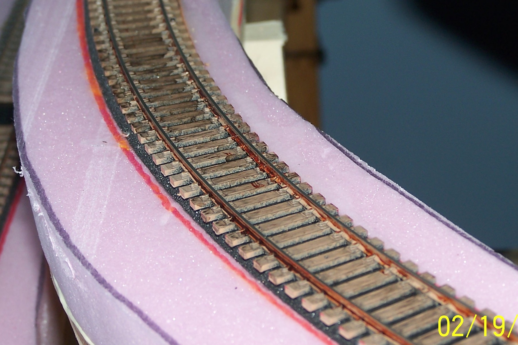 Picture of weathered track