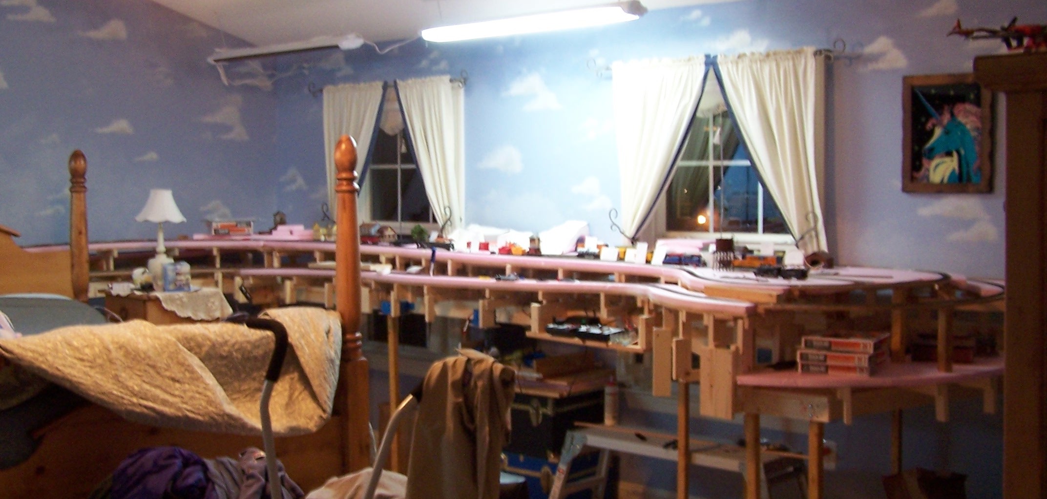 Picture of half the layout from Devils Gulch to Winchester Mine